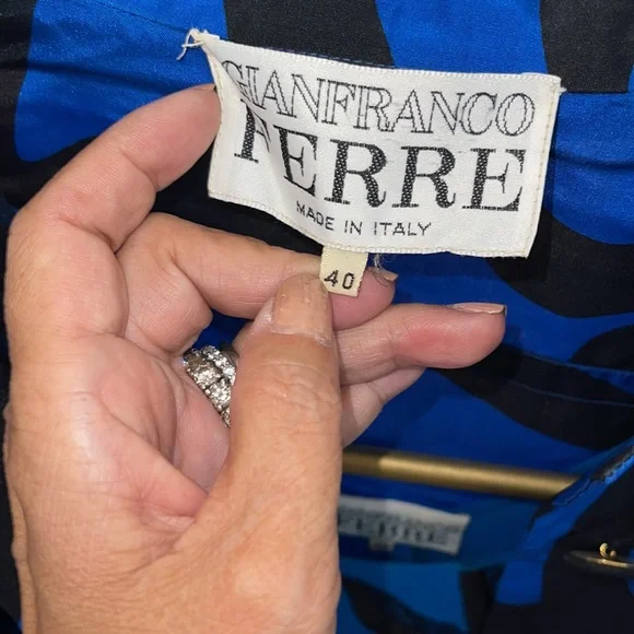 Gianfranco Ferre sheer bodysuit and matching silk blouse - Picture 3 of 13